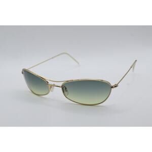 Miyagi Eyewear 1311-24  Gold and Green Sunglasses